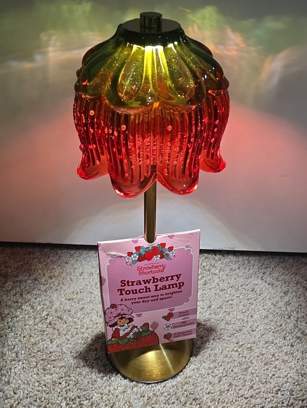 Strawberry Shortcake USB Touch Lamp